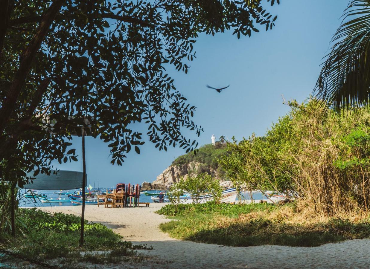 Nomad Beach House Hotell Puerto Escondido  Eksteriør bilde