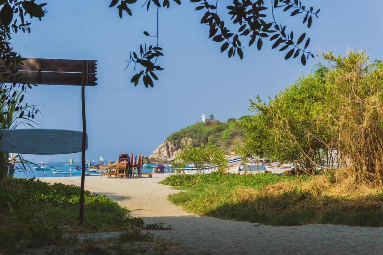 Nomad Beach House Hotell Puerto Escondido  Eksteriør bilde